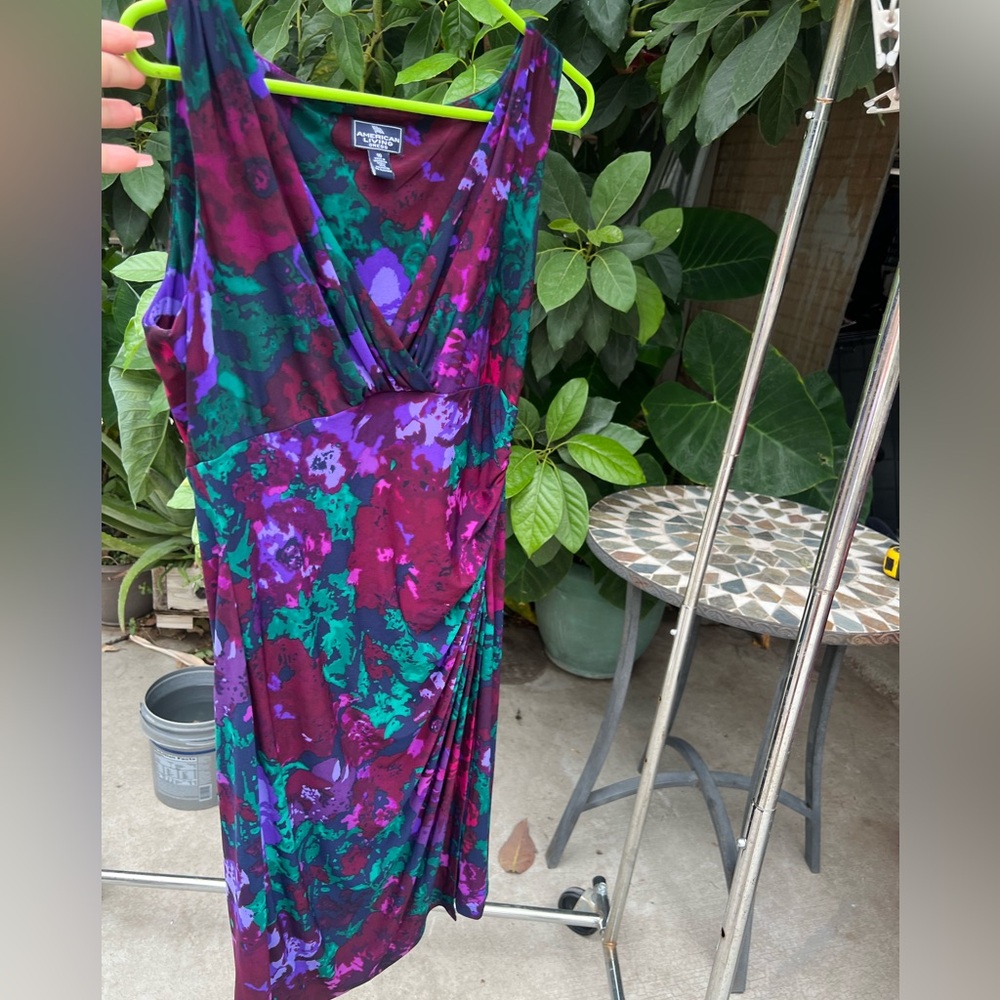 American living faux wrap dress